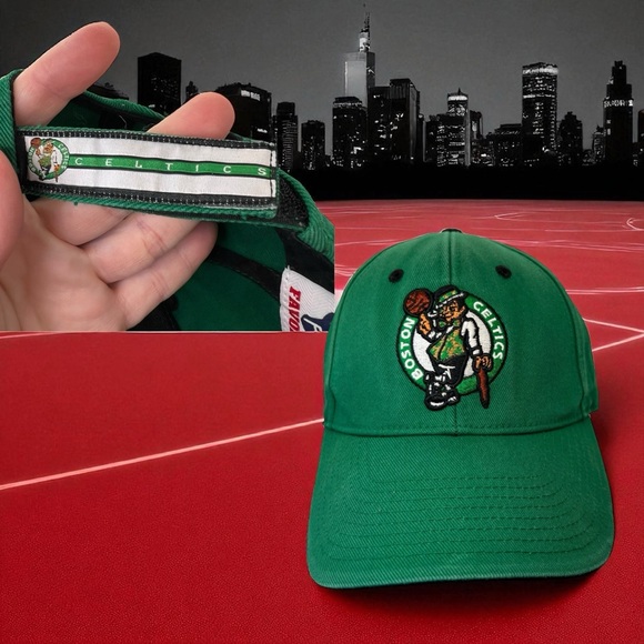 VTG Boston Celtics Velcro adjustable hat - Picture 1 of 15